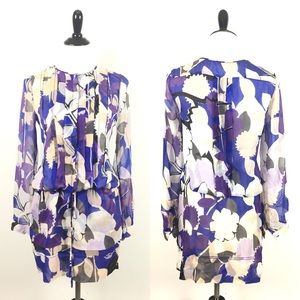 Diane von Furstenberg Button Down Floral T…